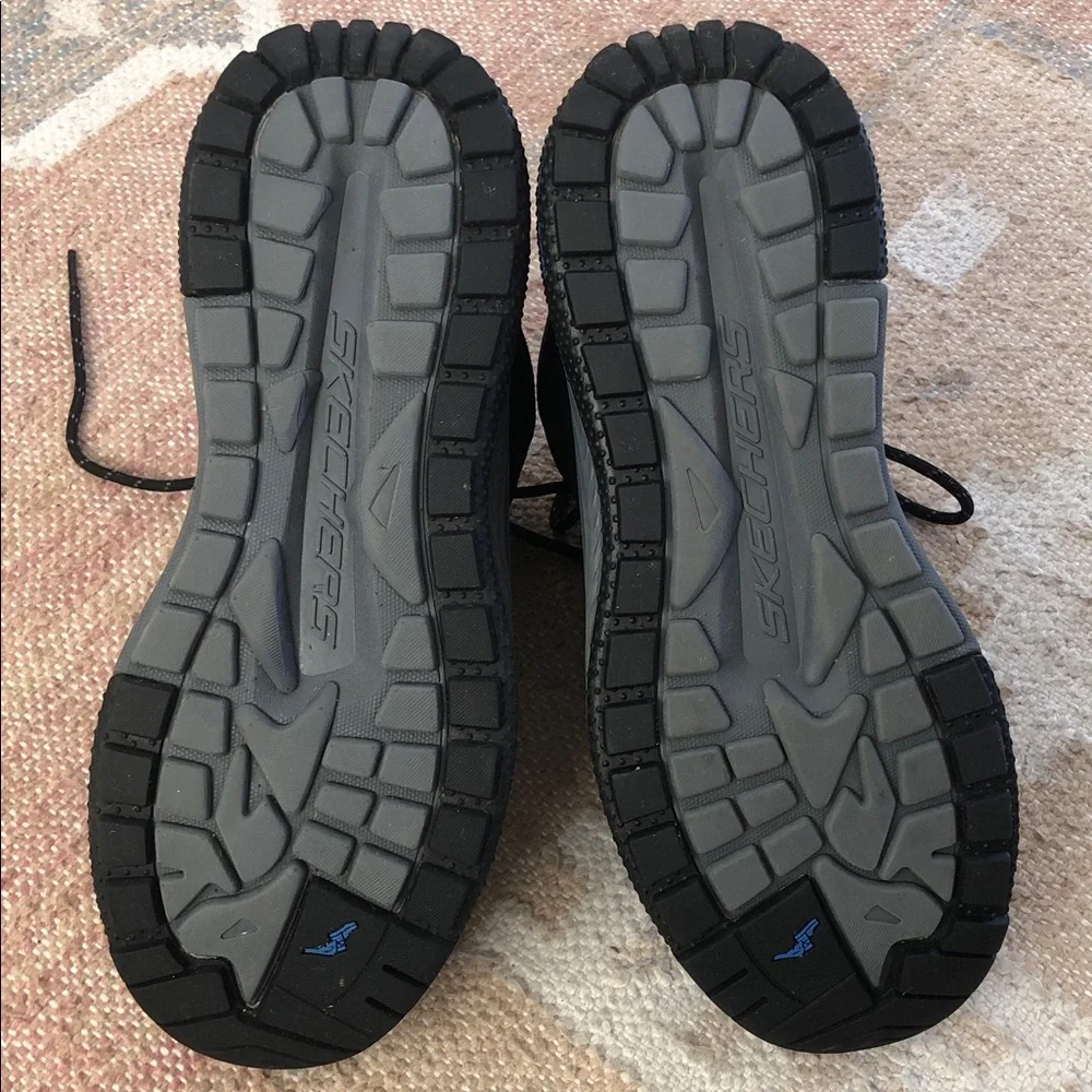 Skechers Black Slip-Ins Hands Free Relaxed Fit Meroe-Pikeman Boots size 9.5